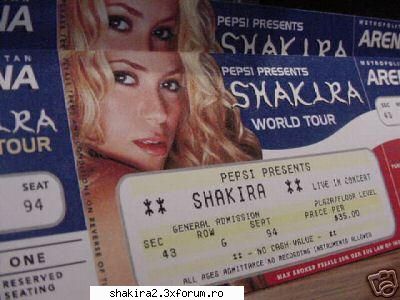 Tour Memorabilla - ShakiraAndre - TOUR