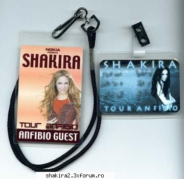 Tour Memorabilla - ShakiraAndre - TOUR