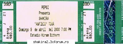 Tour Memorabilla - ShakiraAndre - TOUR